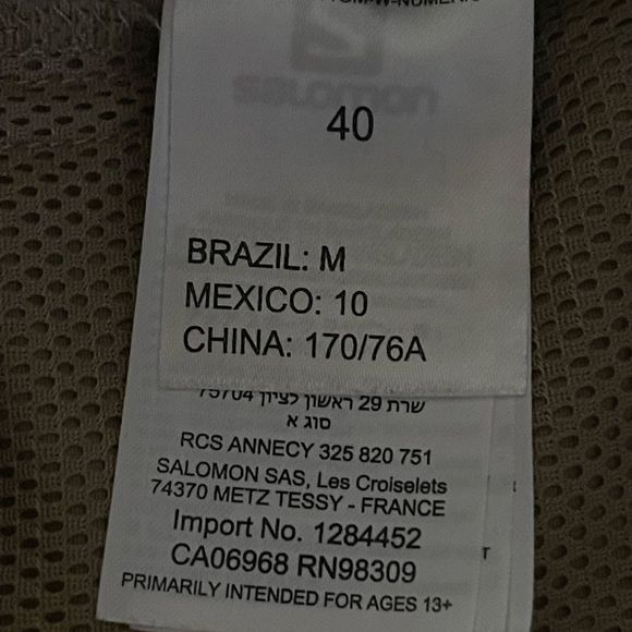 #27 Solomon convertible pants/shorts activedry - Picture 16 of 16